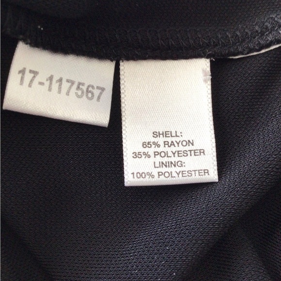 Ann Taylor Loft “Little Black Dress” size 8 sleeveless knotted at breast - Picture 4 of 7